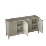 ZUN Sideboard Buffet, 59" Storage with Storage,Modern Wood Buffet,Storage W757P203146