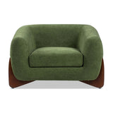 Alpine 44" Sherpa Arm Chair, Moss Green Fleeced Teddy B2719P280161