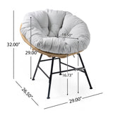 Palos Outdoor Wicker Lounge Chair Set of 2 N775P182299L