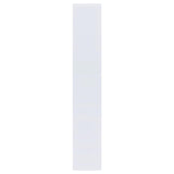 8-shelf White Geometric Bookcase B062P145424