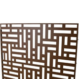Outdoor & Indoor Privacy Metal Privacy 76" H48" W, Freestanding Decorative Privacy W465P193195