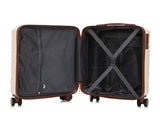 14"/20" 2 pcs/set in ABS Spinner Wheel Luggage, with Combination Lock,14" Cosmetic Case W2787P337451