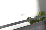 84 x 40 Inch LED Bathroom Mirror with Front and Backlight, Wall Mounted Vanity Mirror, Anti-Fog, W2287P280036