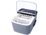 Ice Maker Countertop, Portable Ice Machine, Self-Cleaning Ice Makers with Basket and Scoop, 9 Cubes W465P204131