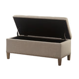 Tufted Top Soft Close Storage Bench B03548308