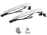 Door Handle Front fit for Nissan Maxima S SV 2009-2014 806469N00A Silver Plastic 93732699