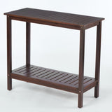 Acacia Wood Console Table, Entryway Living Longs for Living Room, Indoor Outdoor Furniture W2640P209684