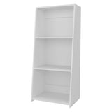 White Bookcase with Three Shelf B062P252200
