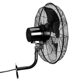 ZUN 18inch High Velocity Wall Mount Fan Oscillating,Industrial Fan with 3 Speed Ventilation,4592CFM 33266280