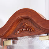 Glass Cabinet Lighted Corner Cabinet Corner Display Curio Cabinet, Glass Display With W2275P177192