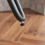 Industrial Bar Stools Set of 2, Counter Height Chairs with PU Leather Upholstery & Metal Frame, W1901P264279