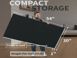 9ft Black Mid-Size Ping Pong Conversion Top Foldable & Portable Table Tennis Table Top for Indoor W1408P390001