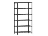 6-Tier Heavy-Duty Metal Wire Shelving, 900LBS Total Capacity Storage Rack with Adjustable Shelves, 37464144