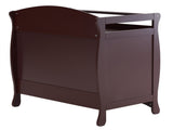 Brown painted surface MDF three-layer drawer 90.5*58*92cm children's wooden bed with safety belt and 36996880