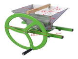 7L Manual Juicer Grinder,Portable Fruit crusher with wheel Stainless Steel fruit Scratter Pulper for W46563690