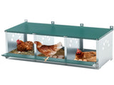 Metal Nesting Boxes for Chicken,3 Compartment Nesting Box,Galvanized steel Nesting Boxes for Hens, 29038244