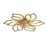 25.5In Ceiling Fan Titanium Gold with Light, Remote Control 3-Colour Temperature, 6-Speed Fanlight W1962P290691