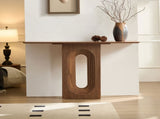 Length 47.24 Inch Entryway Table for Living Room,Narrow Console Table with Unique Loopback Design, W2582P279972