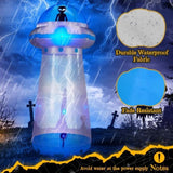 8.8 FT Halloween Inflatable UFO Yard Decoration, Fun Tall Blow up Yard Decor with Built-in LED 25177587