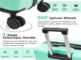 Luggage Set 3 Piece, Lightweight Durable ABS Suitcases with Spinner Wheels and TSA Lock, Carry-on & 40309010
