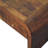 Artisan Furniture Solid Wood Darcy Chestnut Coffee Table, 2 drawer B182P280820