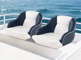 Universal Boat Seat - 4 Mounting ScrewsWashers, Fits 5"x5"/5"x12" Swivel/Pedestals, 16lbs 84026180