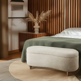 Boucle Flip Top Storage Bench B035P262675