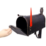 Mailbox/Post Light Combination Kit , Post with Mailbox, Fluted Base, Decorative Modern Mailbox with W465P230043