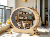 Wooden Cat Exercise Wheel 46735018