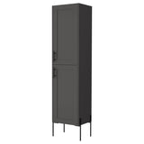 Matt Grey Hight Auxiliary Furniture with 4 Shelf B062P252171