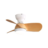 23 Inch Mini Led Ceiling Fan With 3 Color Dimmable 3 ABS Blades Remote Control DC Motor For Bedroom W882P146900