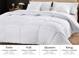 Three-pack of 100% polyester brushed single quilted comforters with microfiber filling, a down 27346916