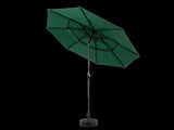 14.8 Ft Double Sided Outdoor Umbrella Rectangular Large with Crank W640P234562