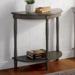 ZUN Traditional Design 1pc Side Table Storage Bottom Shelf Antique Gray Color Home Living Room Furniture B011P214983