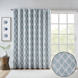 Printed Ikat Blackout Patio Curtain B03599826