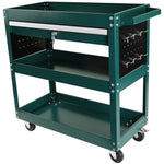 ZUN 3 Tier Rolling Tool Cart, Heavy Duty Utility Cart Tool Organizer with Storage Drawer, Industrial W1239132626