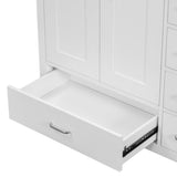 ZUN 36" White Bathroom Vanity with Ceramic Sink Combo, Abundant Storage Cabinet -2 Soft-close doors and 52893453