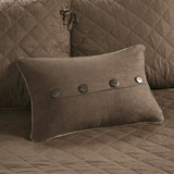 6 Piece Reversible Daybed Cover Set Brown Daybed B03597569