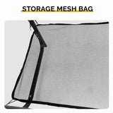 26" Tall Directors Chair with Footrest, 4Portable Bar Height Folding Camping Chair with Built-in Cup 93232589