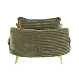 65.00 inches long, Corduroy Sofa Fabric, with three matching pillows and two spacious and W1658P212596
