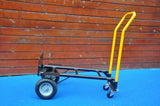 Hand Truck Dual Purpose 2 Wheel Dolly Cart and 4 Wheel Push Cart with Swivel Wheels 330 Lbs Capacity W22758805