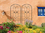 4 Pack Metal Garden Trellis 86.7" x 19.7" Rustproof Trellis for Climbing Plants Outdoor Flower W1586P268043