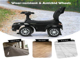 3-in-1 Kids Ride On Push Car for 12-36 Months Removable Handle Anti-Roll Board Horn Music Black 97867982
