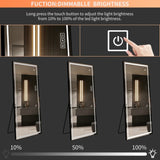 LED Mirror Full Length Mirror with Lights Wide Standing Tall Full Size Mirror for Bedroom Giant Full W2709P178789