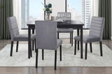 ZUN Black Finish Dining Table Casual Style Dining Room Wooden Furniture 1pc Modern Dinette B011125790