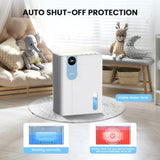 ZUN Dehumidifier, VEWIOR 152 OZ Dehumidifiers for Home, Quiet Dehumidifier for Basement with Large Water 75149759