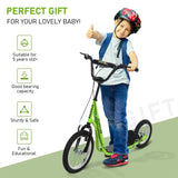 youth scooter is equipped Dual Brakes - Green 81191340