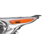 Left Driver Side Chrome Headlight Assembly Headlamp Replacement for Ford Transit Connect 2014-2018 49087411