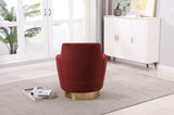 Velvet Swivel Barrel Chair, Swivel Accent Chairs Armchair for Living Room, Reading Chairs for W1361116856