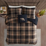 Full/Queen Plush to Sherpa Down Alternative Comforter Set B035100505